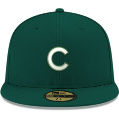 Chicago Cubs New Era White Logo 59FIFTY Fitted Hat - MLB Hats