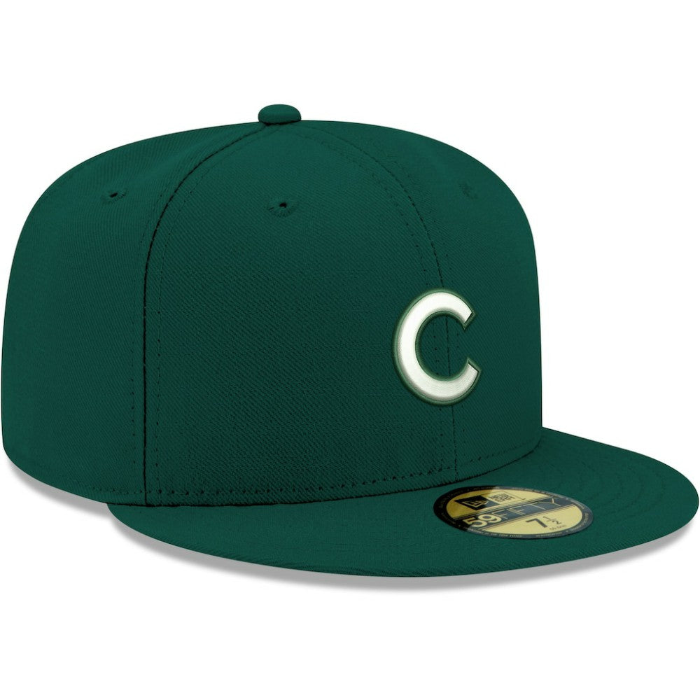 Chicago Cubs New Era White Logo 59FIFTY Fitted Hat - MLB Hats