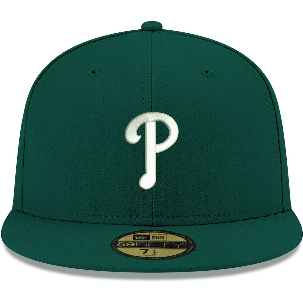 Philadelphia Phillies New Era White Logo 59FIFTY Fitted Hat - MLB Hats