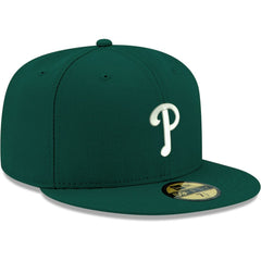 Philadelphia Phillies New Era White Logo 59FIFTY Fitted Hat - MLB Hats