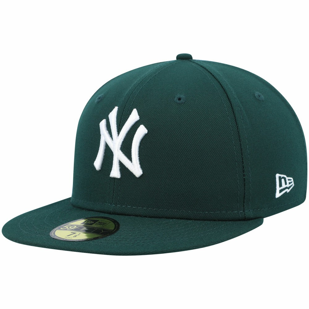 New York Yankees New Era White Logo 59FIFTY Fitted Hat - MLB Hats
