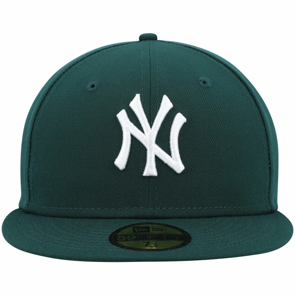 New York Yankees New Era White Logo 59FIFTY Fitted Hat - MLB Hats