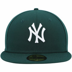 New York Yankees New Era White Logo 59FIFTY Fitted Hat - MLB Hats