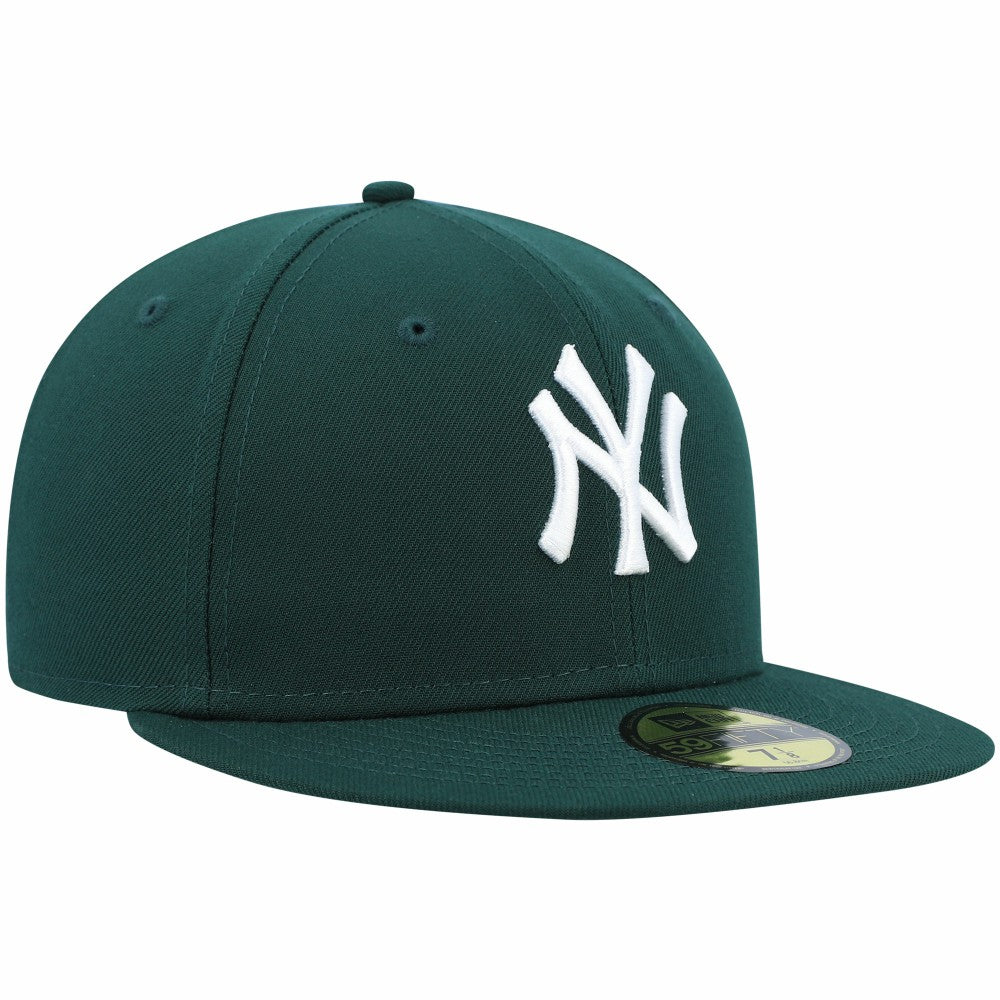 New York Yankees New Era White Logo 59FIFTY Fitted Hat - MLB Hats