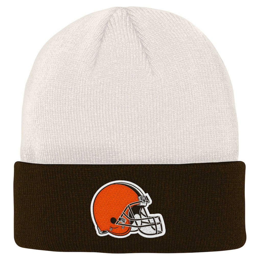 Cleveland Browns Youth Bone Cuffed Knit Hat | NFL Online