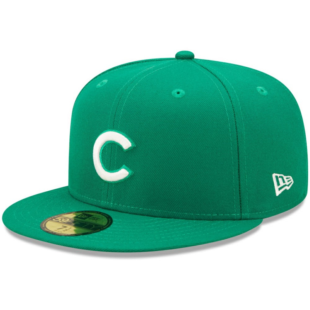 Chicago Cubs New Era White Logo 59FIFTY Fitted Hat - MLB Hats