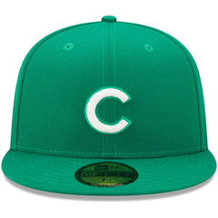 Chicago Cubs New Era White Logo 59FIFTY Fitted Hat - MLB Hats