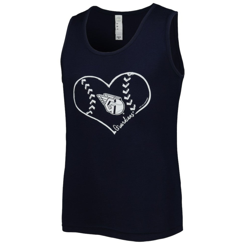 Cleveland Guardians Soft as a Grape Girls Youth Team Tank Top - MLB Tanks