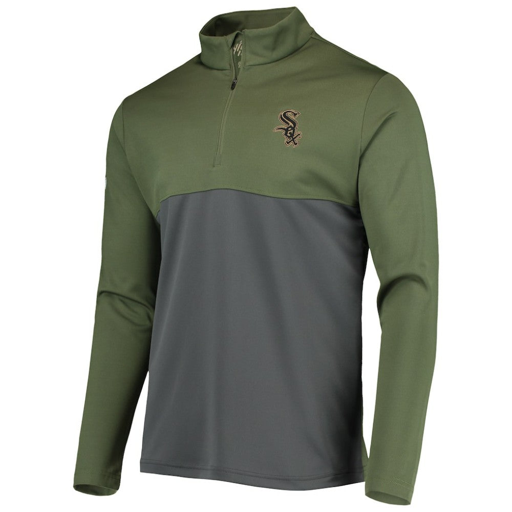 Chicago White Sox Levelwear Delta Pursue Quarter-Zip Jacket - MLB Jackets