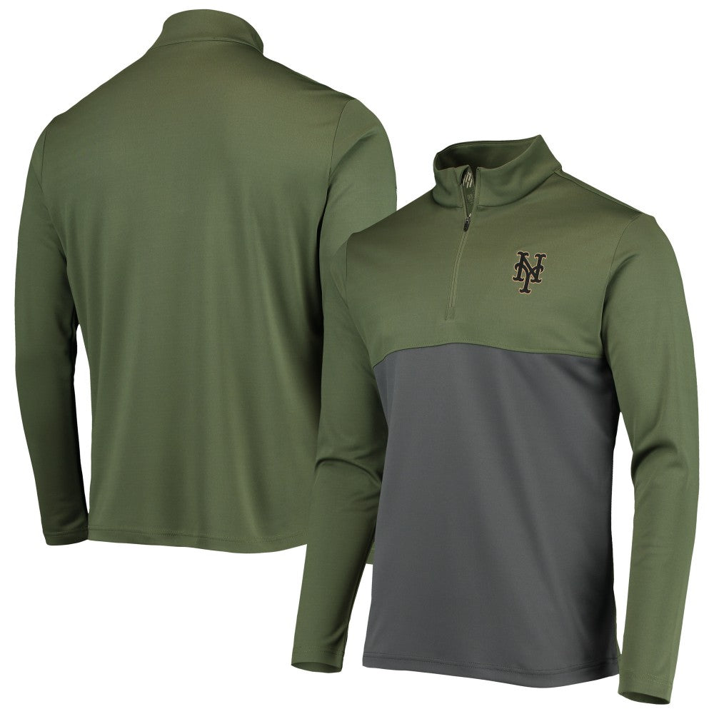 New York Mets Levelwear Delta Pursue Quarter-Zip Jacket - MLB Jackets