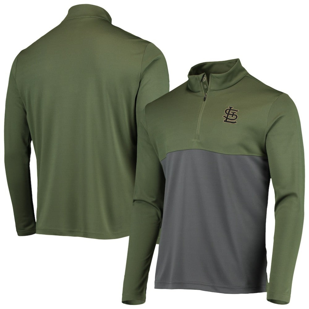 St. Louis Cardinals Levelwear Delta Pursue Quarter-Zip Jacket - MLB Jackets