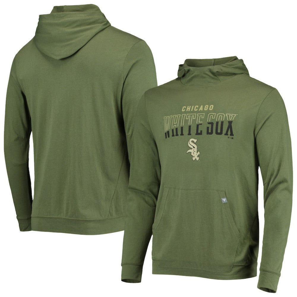 Chicago White Sox Levelwear Delta Thrive Tri-Blend Pullover Hoodie - MLB Hoodies