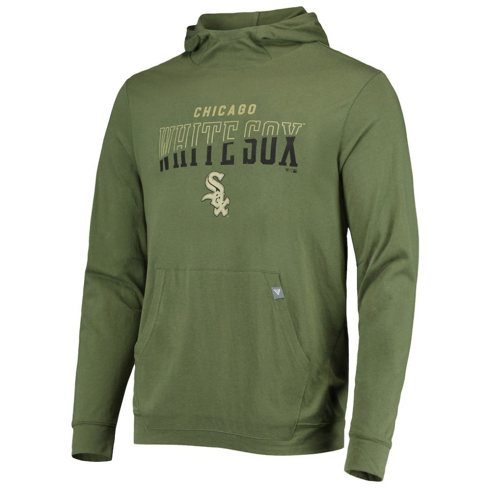 Chicago White Sox Levelwear Delta Thrive Tri-Blend Pullover Hoodie - MLB Hoodies