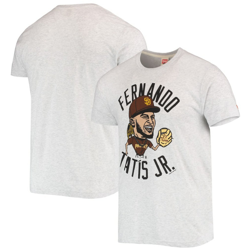 Fernando Tatis Jr. San Diego Padres Homage Caricature Tri-Blend T-Shirt - MLB T-shirts