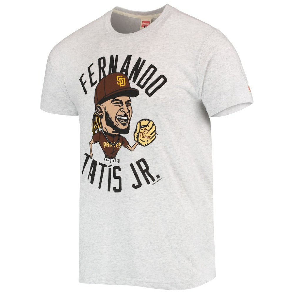 Fernando Tatis Jr. San Diego Padres Homage Caricature Tri-Blend T-Shirt - MLB T-shirts