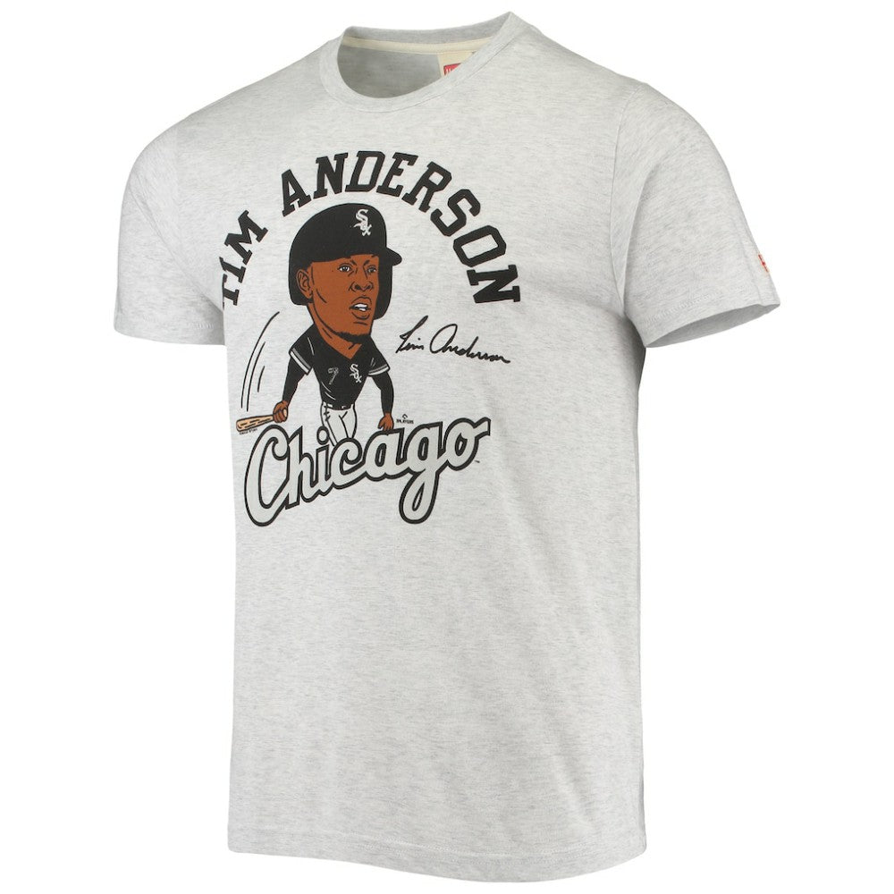 Tim Anderson Chicago White Sox Homage Caricature Tri-Blend T-Shirt - MLB T-shirts
