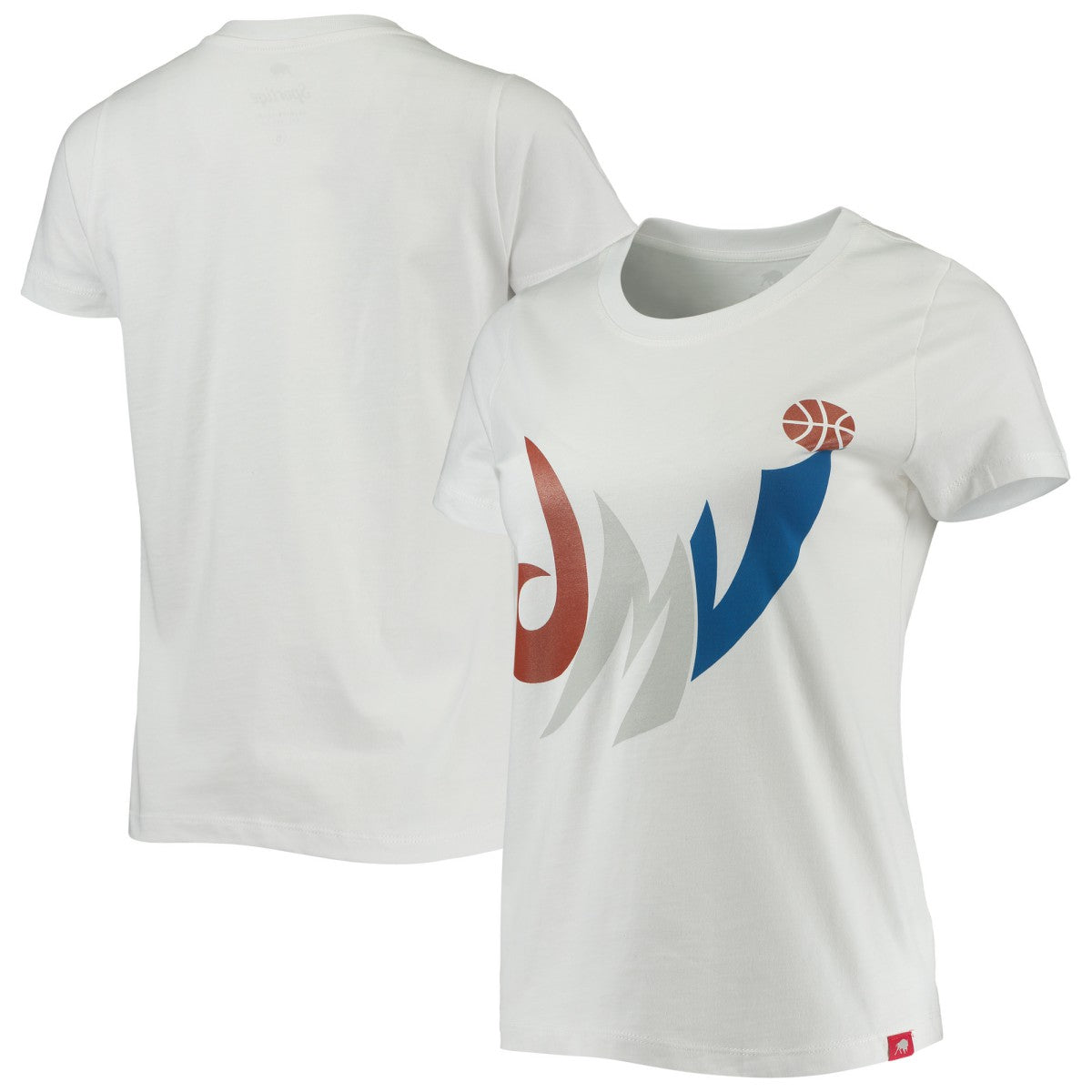 White Washington Wizards Sportiqe Women's Cabo T-Shirt | NBA