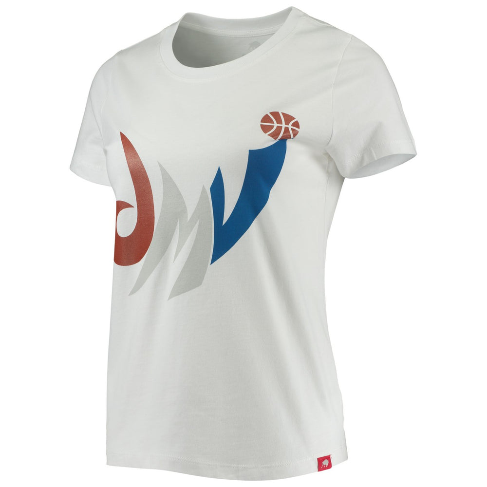 White Washington Wizards Sportiqe Women's Cabo T-Shirt | NBA