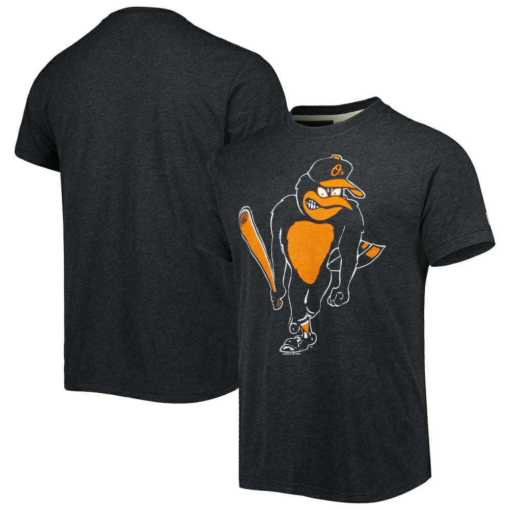 Baltimore Orioles Homage Hand-Drawn Logo Tri-Blend T-Shirt - MLB T-shirts
