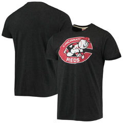 Cincinnati Reds Homage Hand-Drawn Logo Tri-Blend T-Shirt - MLB T-shirts