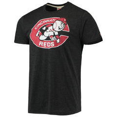 Cincinnati Reds Homage Hand-Drawn Logo Tri-Blend T-Shirt - MLB T-shirts
