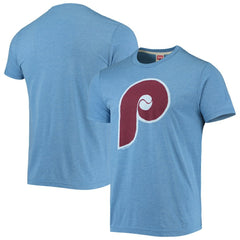 Philadelphia Phillies Homage Hand-Drawn Logo Tri-Blend T-Shirt - MLB T-shirts