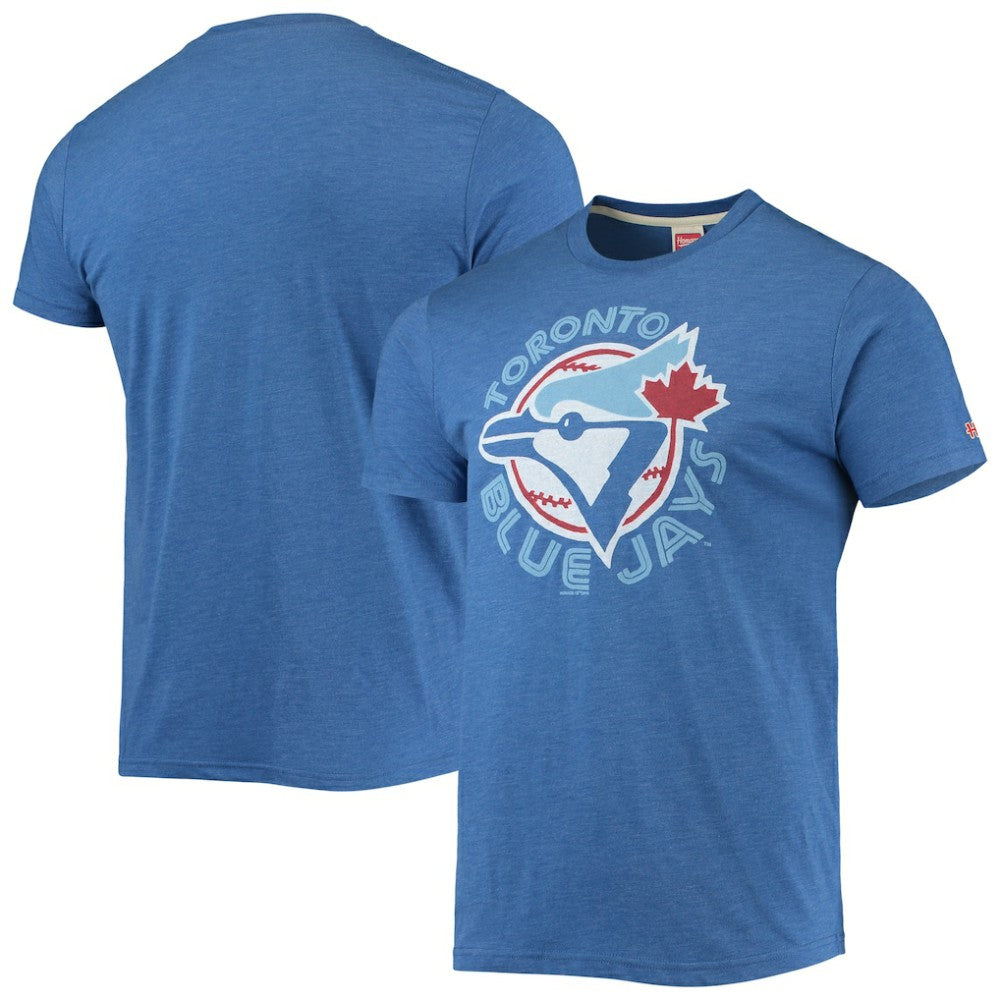Toronto Blue Jays Homage Hand-Drawn Logo Tri-Blend T-Shirt - MLB T-shirts