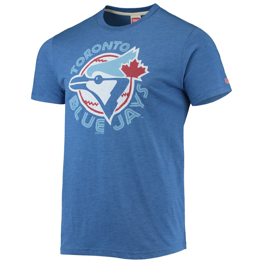 Toronto Blue Jays Homage Hand-Drawn Logo Tri-Blend T-Shirt - MLB T-shirts