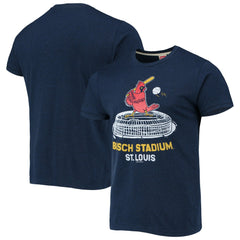 St. Louis Cardinals Homage Busch Stadium Tri-Blend T-Shirt - MLB T-shirts