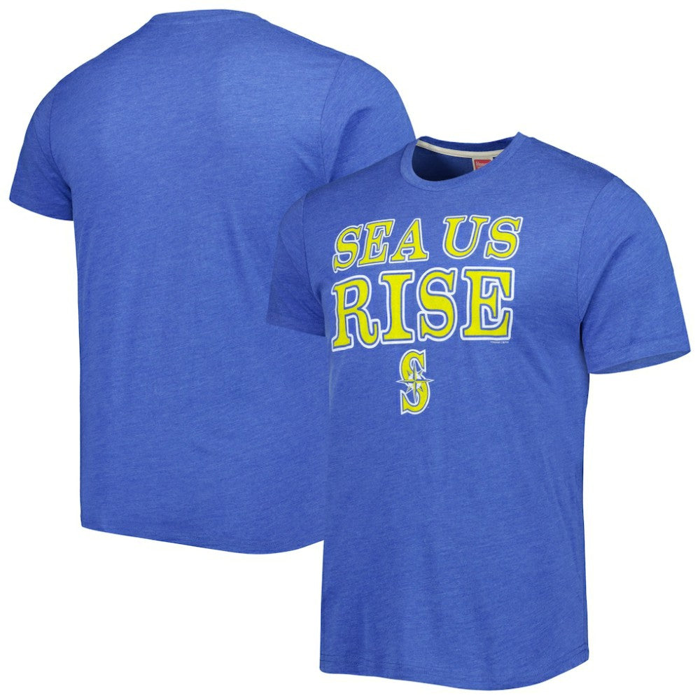 Seattle Mariners Homage Hyper Local Tri-Blend T-Shirt - MLB T-shirts