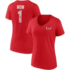 Washington Capitals Fanatics Women's Team Mother's Day V-Neck T-Shirt -  NHL T-shirts