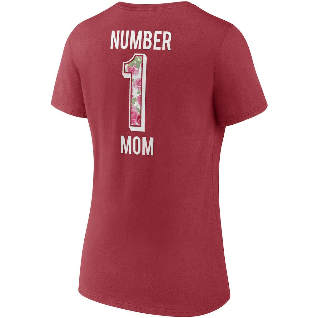 Arizona Cardinals Women's Team Mother's Day V-Neck T-Shirt | NFL New