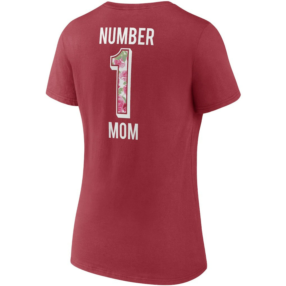 Arizona Cardinals Women's Team Mother's Day V-Neck T-Shirt | NFL New