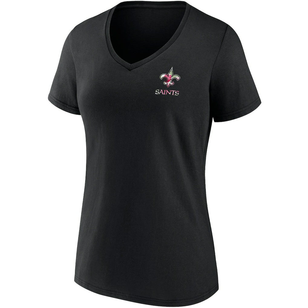 New Orleans Saints Women's Team Mother's Day V-Neck T-Shirt | NFL Discount