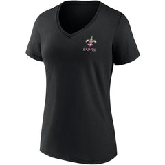 New Orleans Saints Women's Team Mother's Day V-Neck T-Shirt | NFL Discount