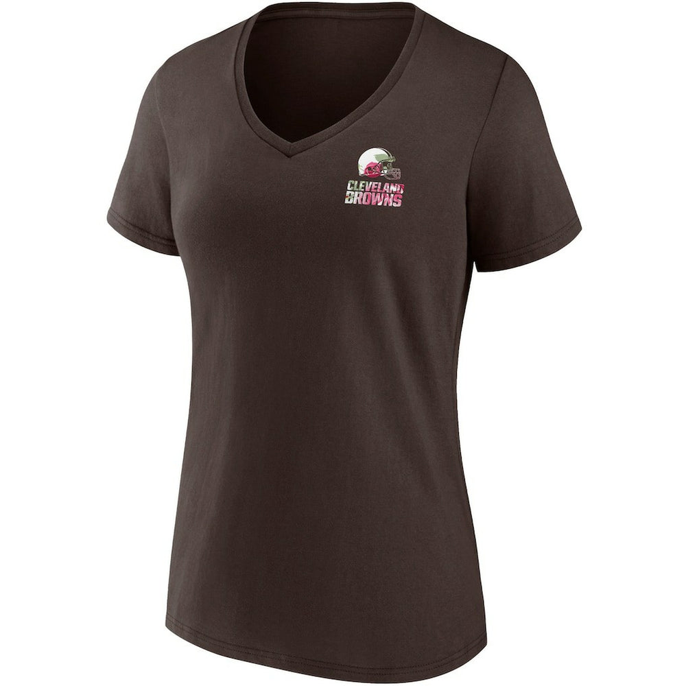 Cleveland Browns Women's Team Mother's Day V-Neck T-Shirt | NFL Discount