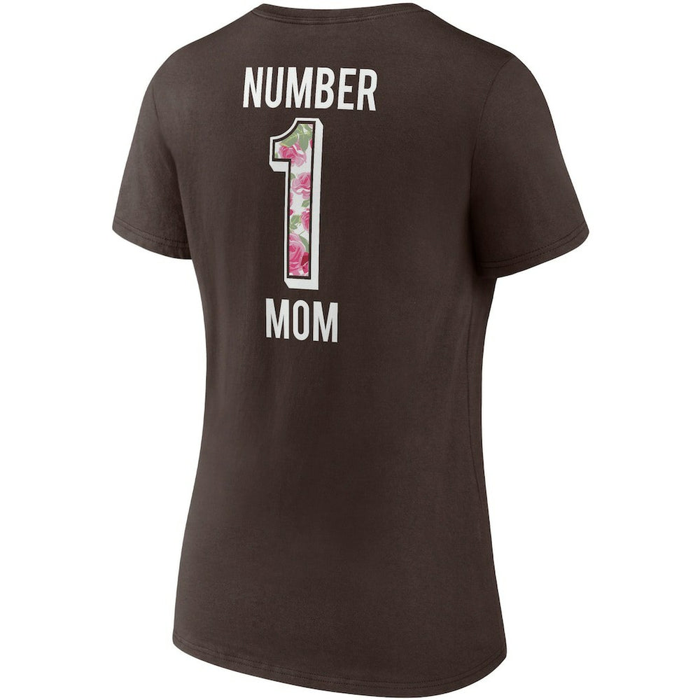 Cleveland Browns Women's Team Mother's Day V-Neck T-Shirt | NFL Discount