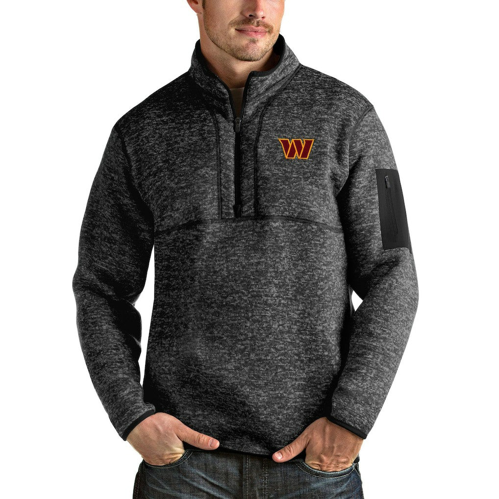 Washington Commanders Antigua Fortune Quarter-Zip Pullover Jacket | NFL US