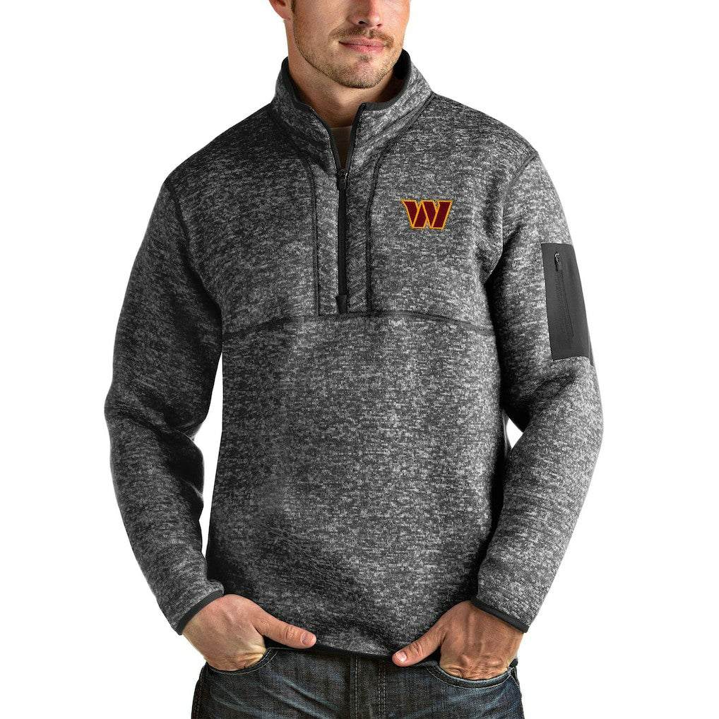 Washington Commanders Antigua Fortune Quarter-Zip Pullover Jacket | NFL New