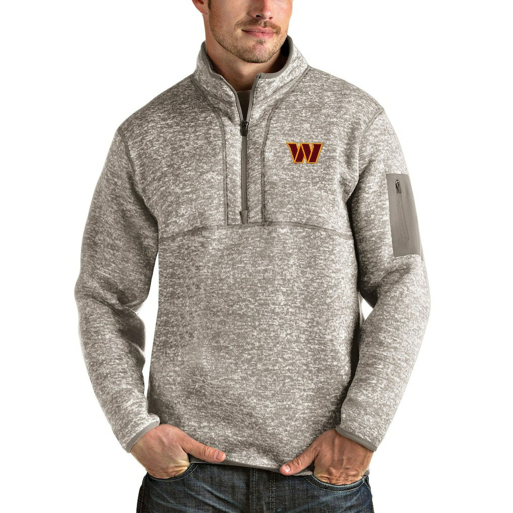 Washington Commanders Antigua Fortune Quarter-Zip Pullover Jacket | NFL Online