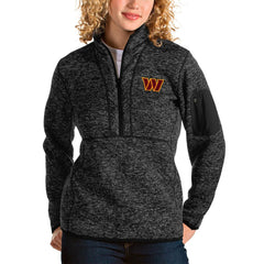 Washington Commanders Antigua Women's Fortune Quarter-Zip Pullover Jacket | NFL Online