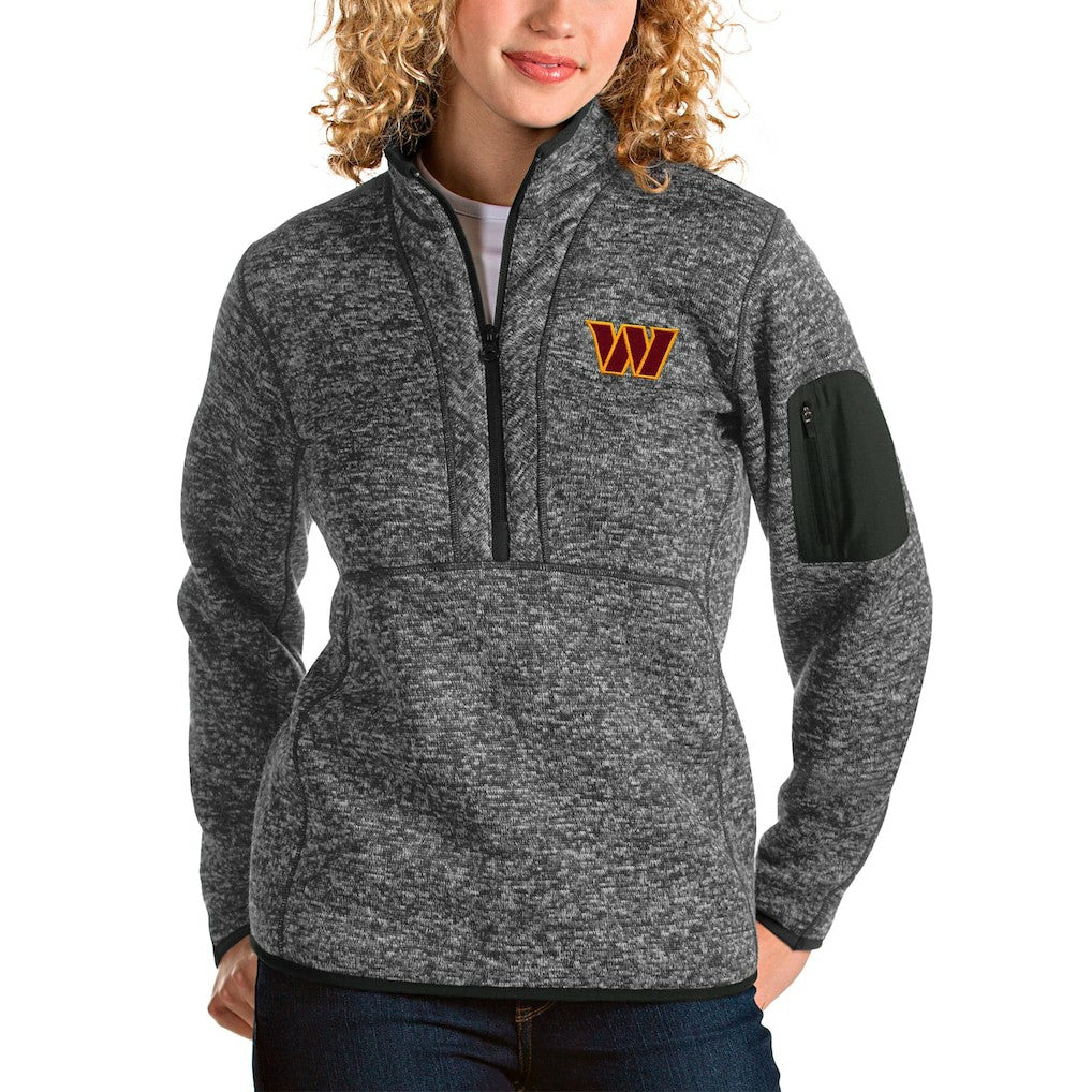 Washington Commanders Antigua Women's Fortune Quarter-Zip Pullover Jacket | NFL Hot