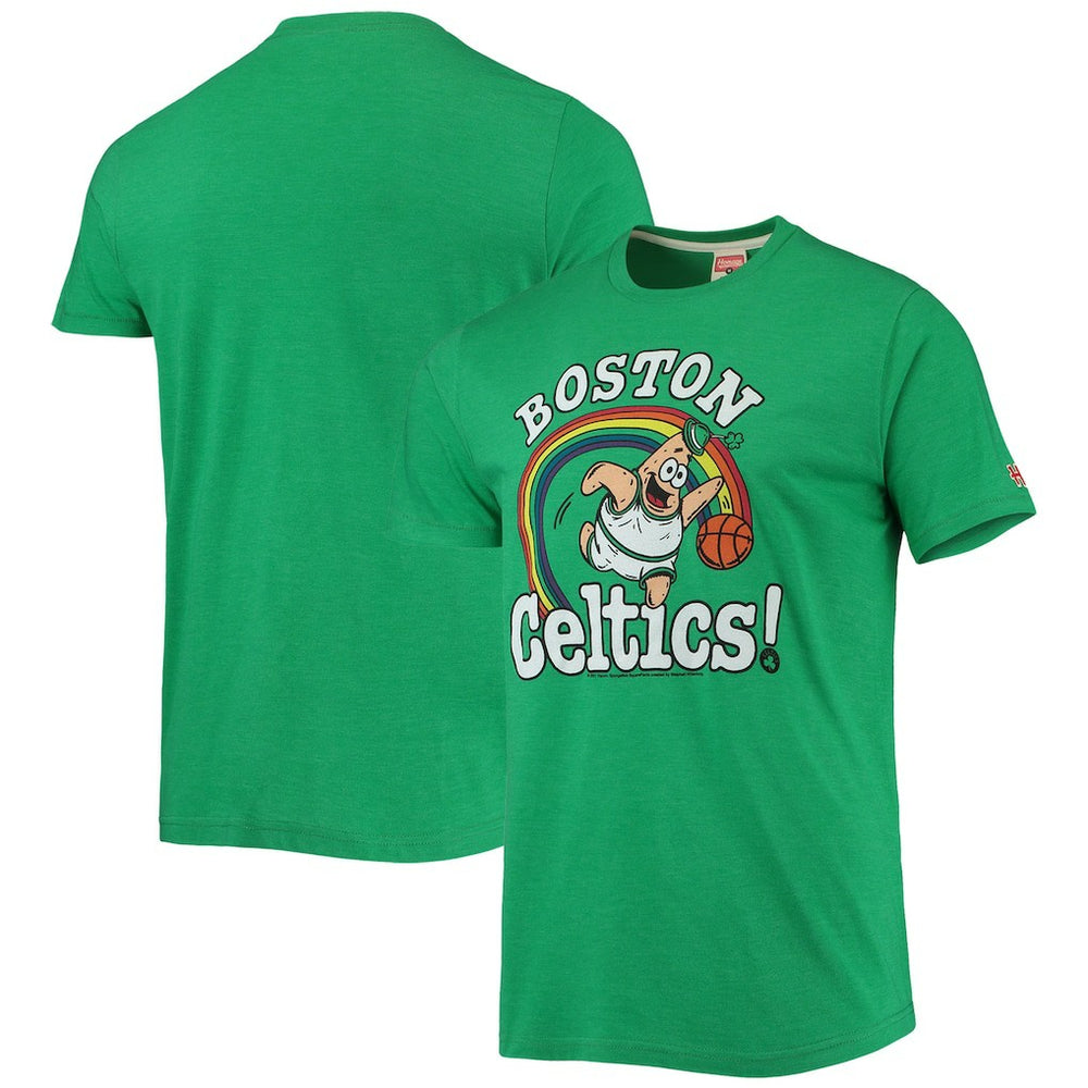 Kelly Green Boston Celtics Homage NBA x Spongebob Collab Tri-Blend T-Shirt | NBA