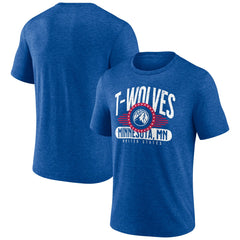 Royal Minnesota Timberwolves Badge of Honor Tri-Blend T-Shirt | NBA