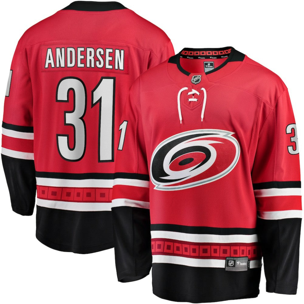 Frederik Andersen Carolina Hurricanes Fanatics Alternate Breakaway Player Jersey -  NHL Jerseys