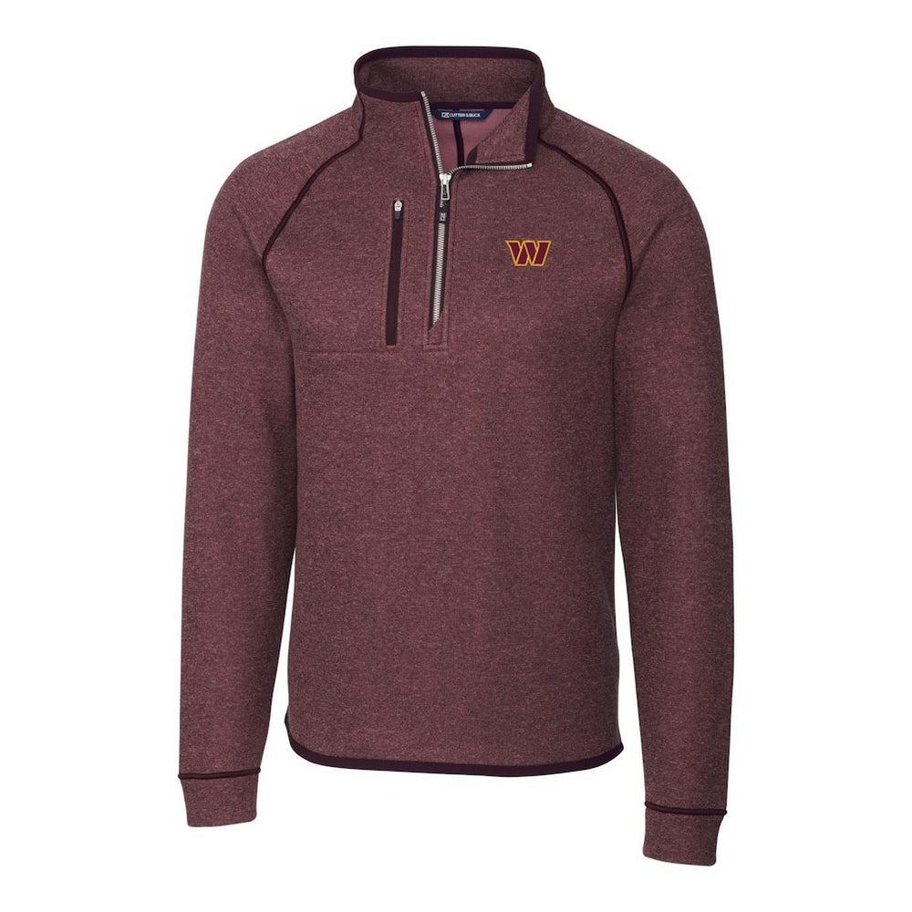 Washington Commanders Cutter & Buck Mainsail Half-Zip Pullover Jacket | NFL Outlet