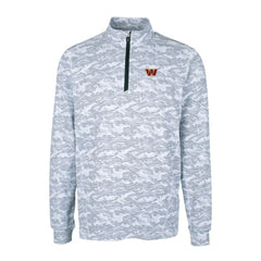 Washington Commanders Cutter & Buck Traverse Camo Stretch Quarter-Zip Pullover Jacket | NFL Outlet