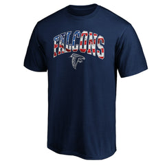 Atlanta Falcons Banner Wave Logo T-Shirt | NFL Discount