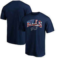 Buffalo Bills Banner Wave Logo T-Shirt | NFL Sale