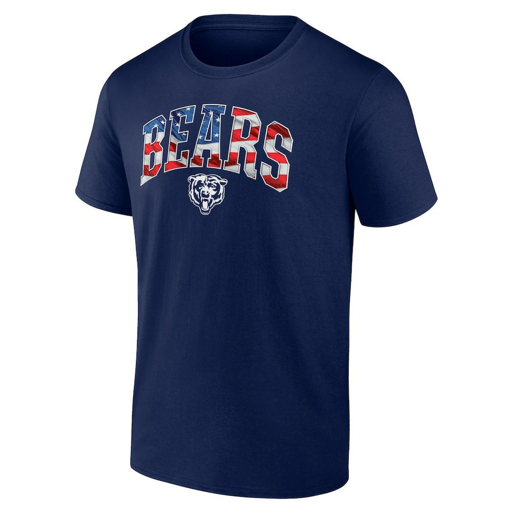 Chicago Bears Banner Wave Logo T-Shirt | NFL US